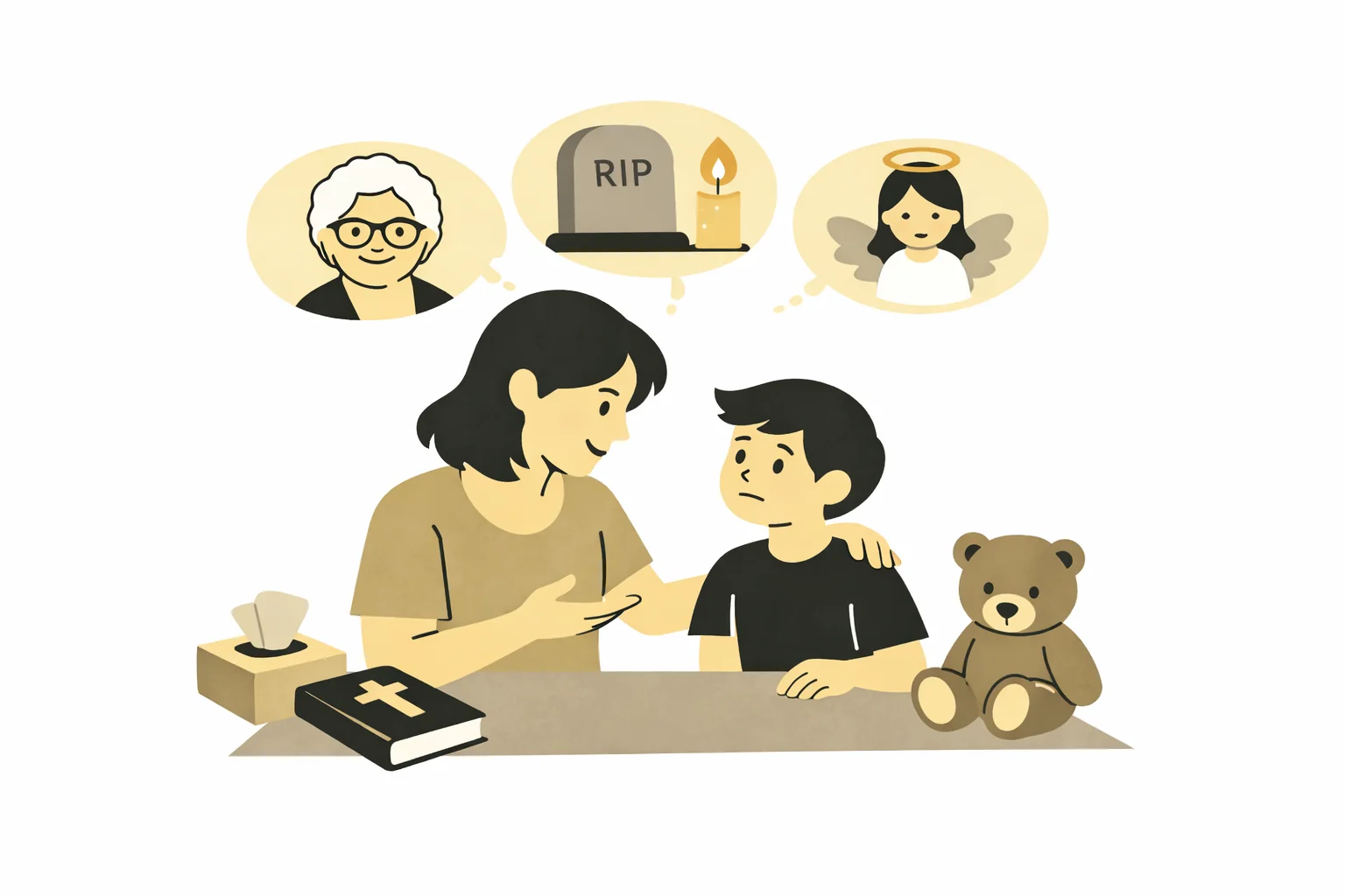 Ako hovoriť s deťmi o smrti blízkeho