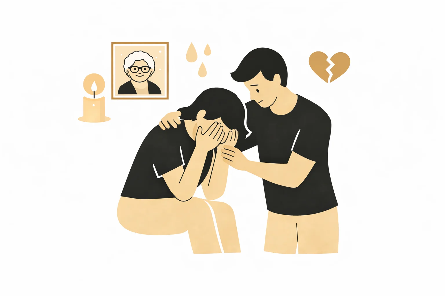 Každý človek smúti inak: čo je po strate blízkeho prirodzené