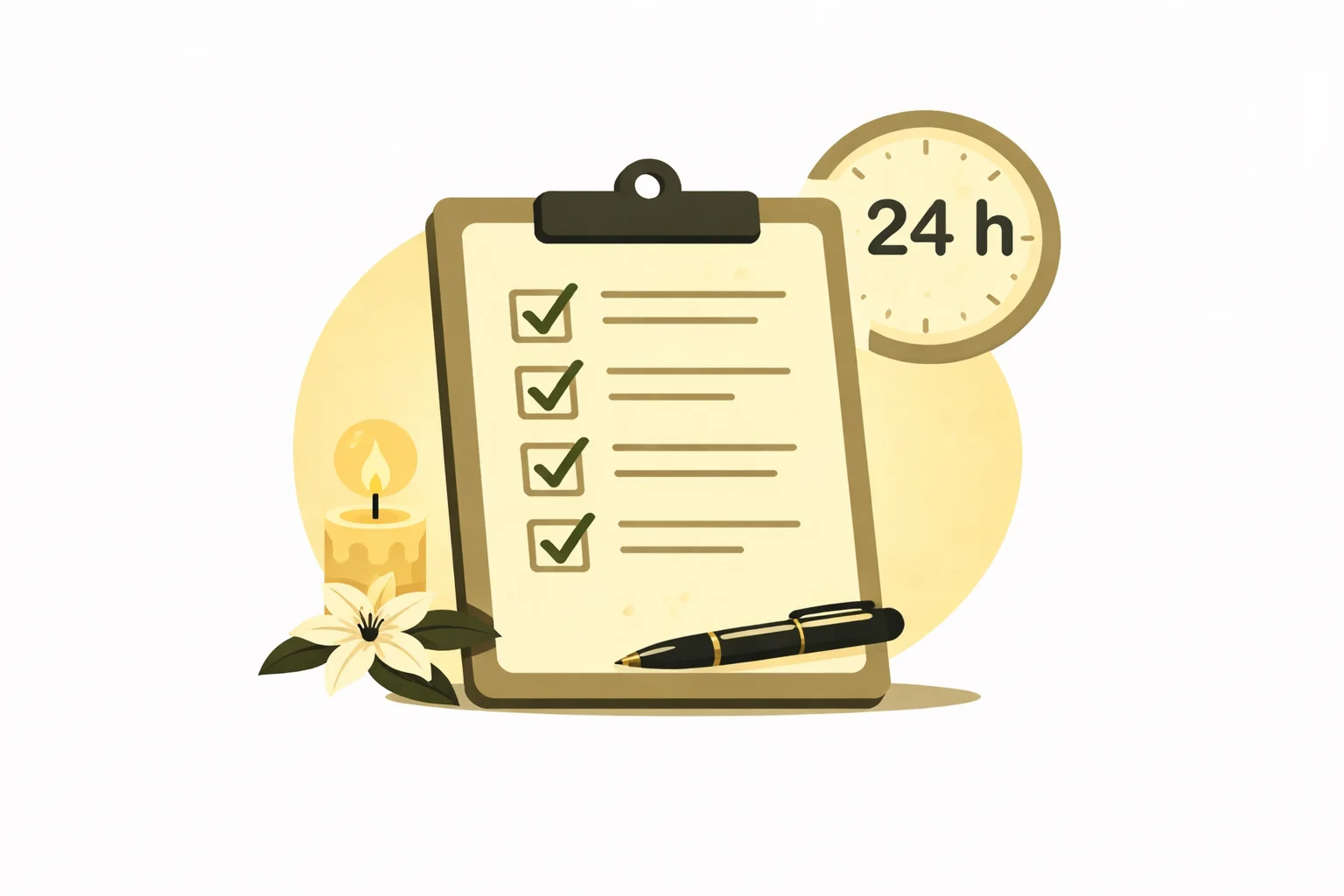 Prvých 24 hodín po úmrtí: koho kontaktovať a čo vybaviť