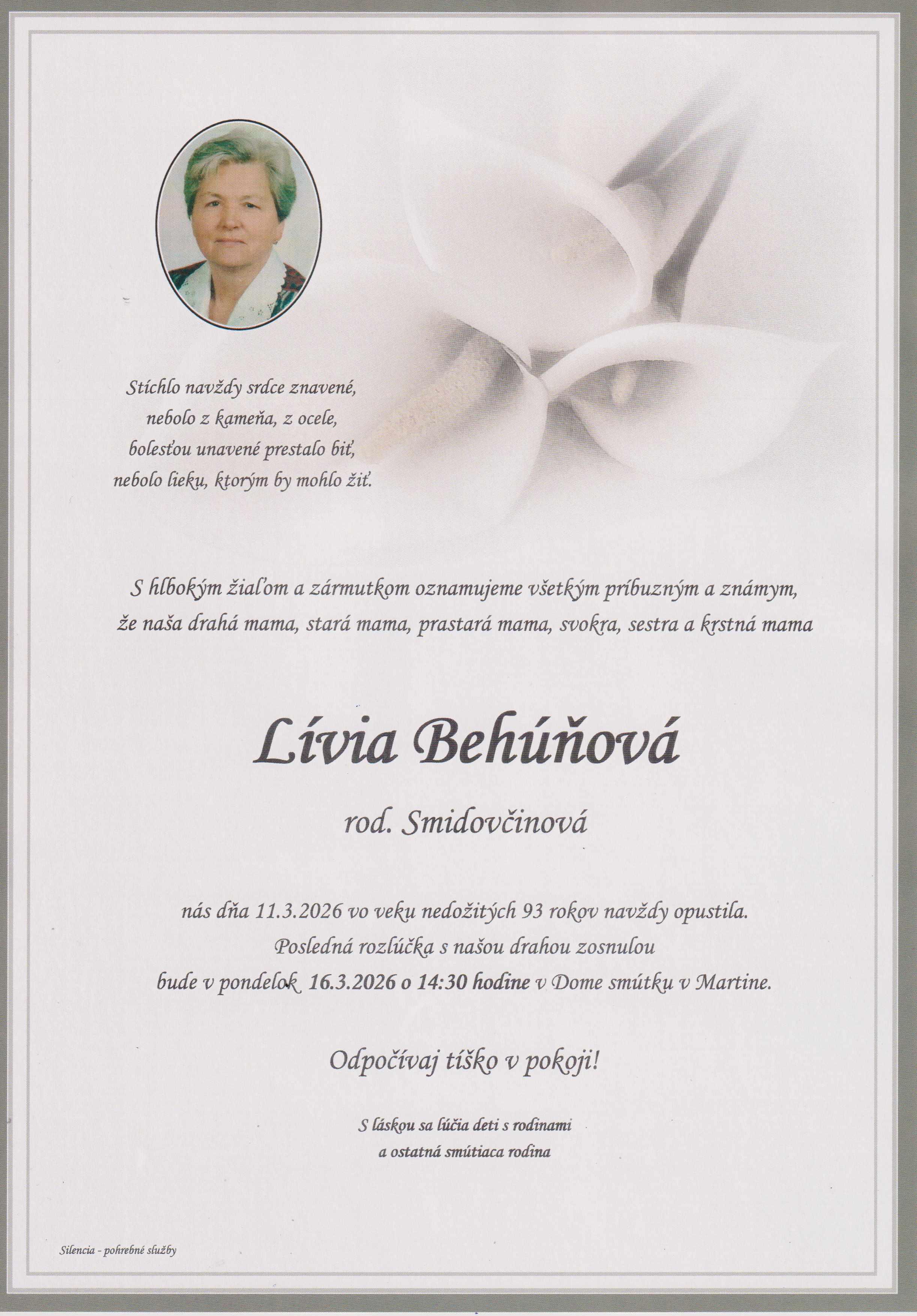 Lívia Behúňová