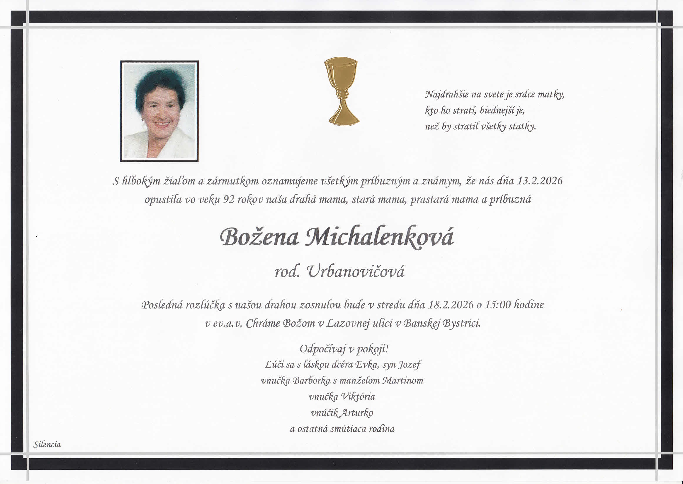 Božena Michalenková