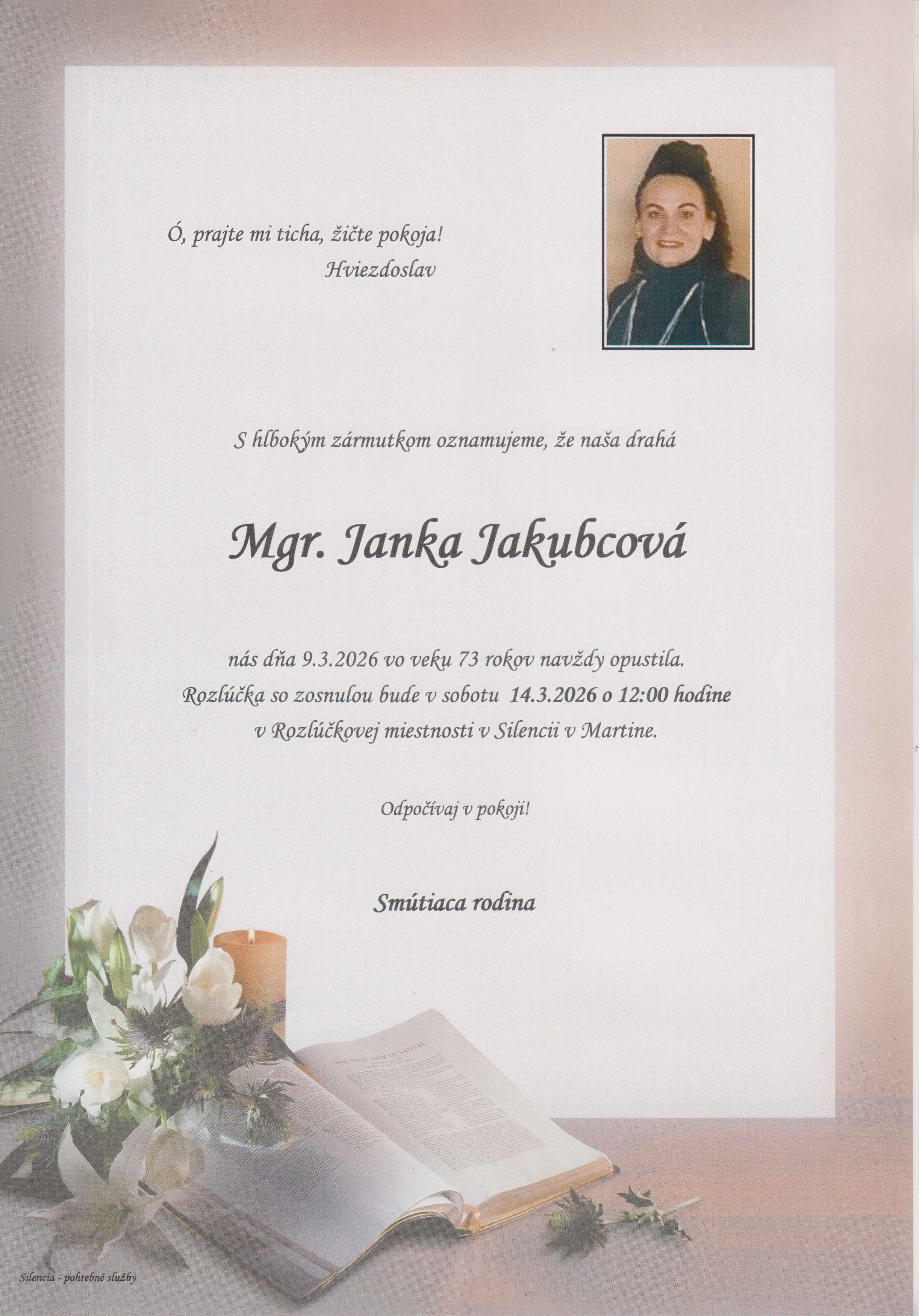 Janka Jakubcová