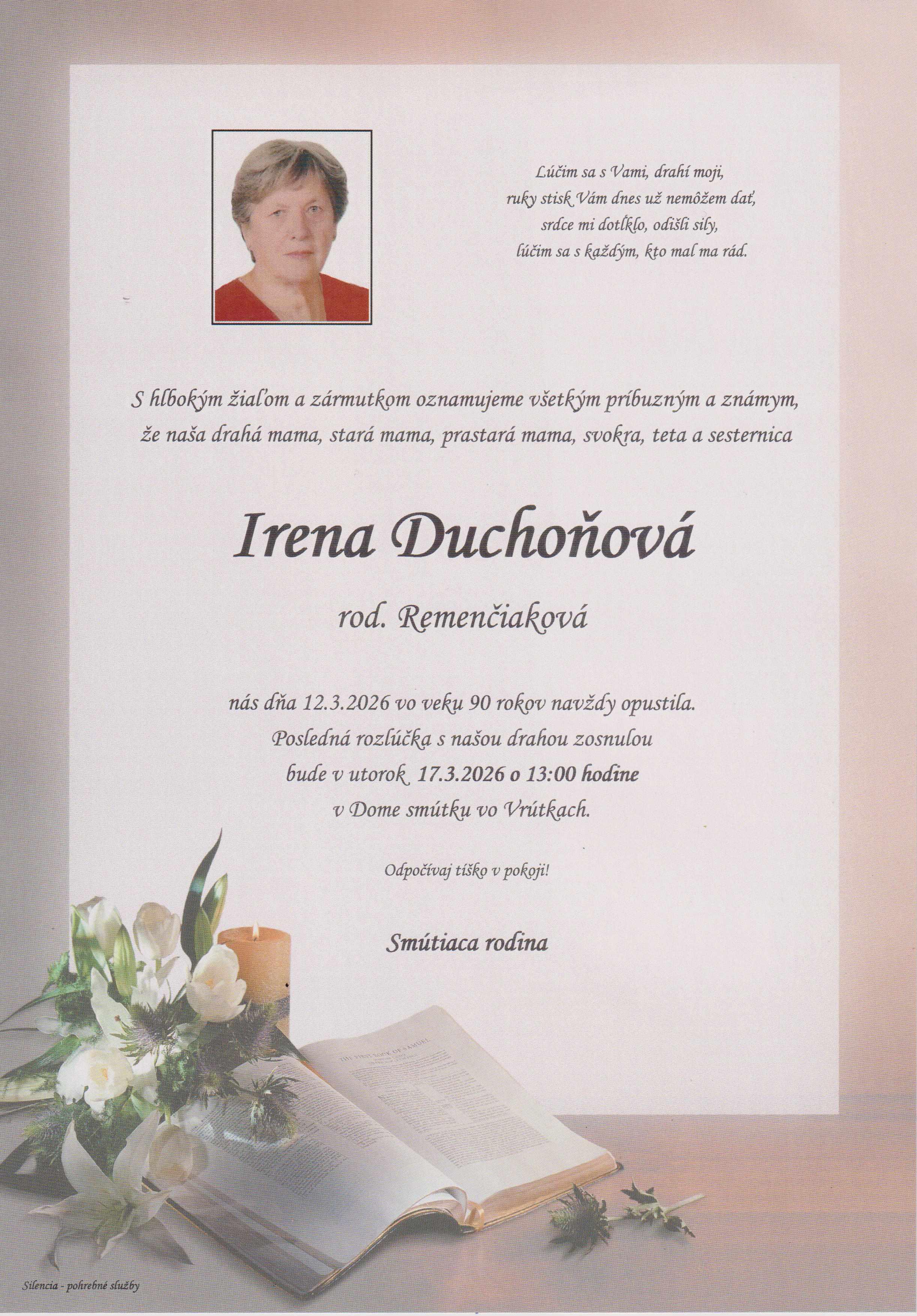 Irena Duchoňová