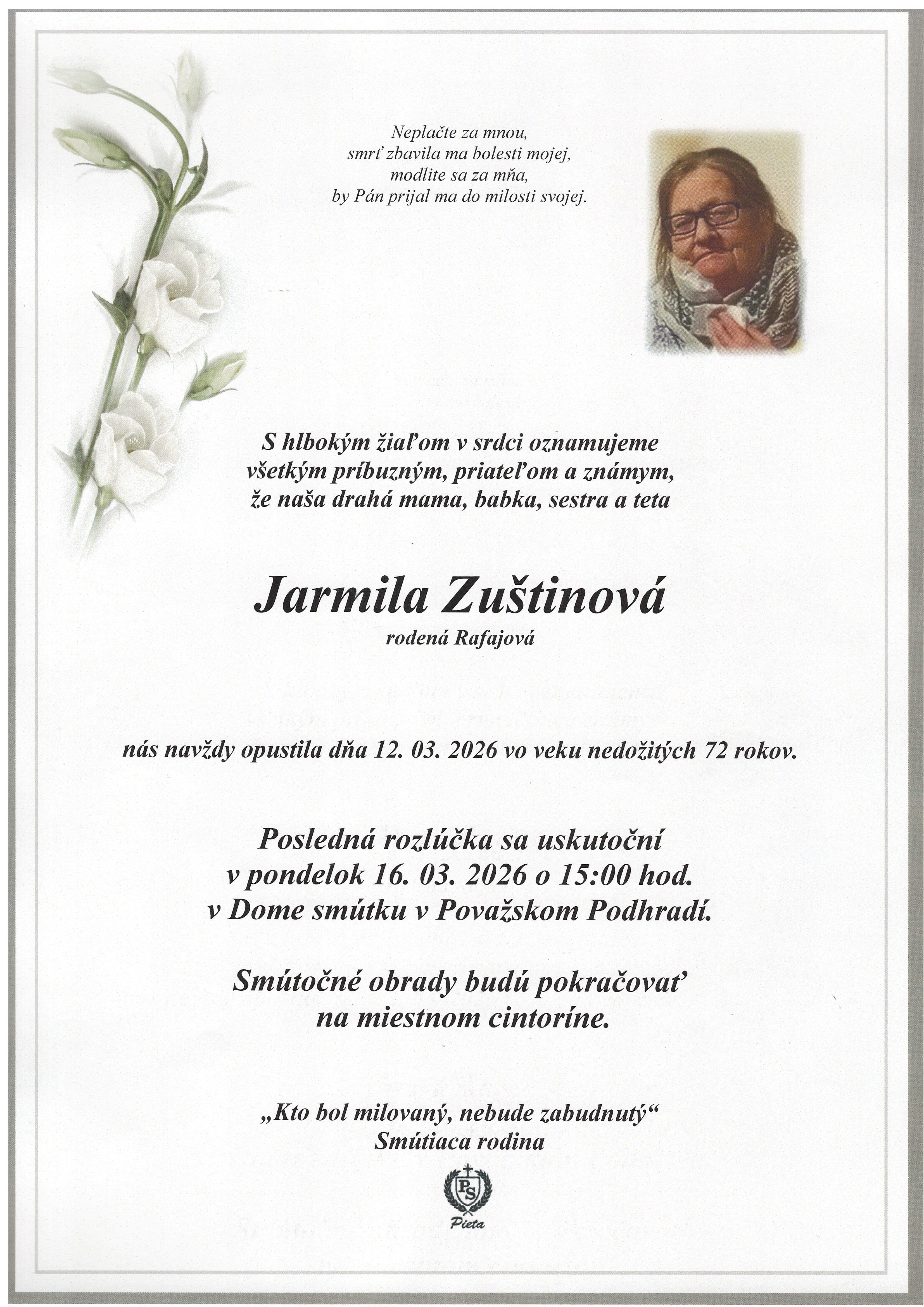 Jarmila Zuštinová