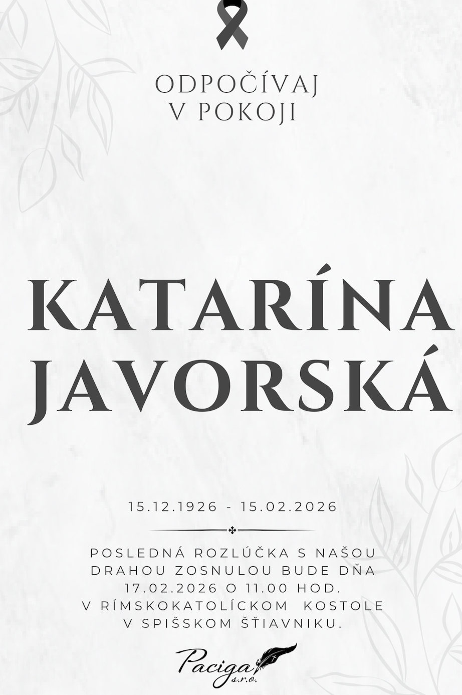 Katarína Javorská