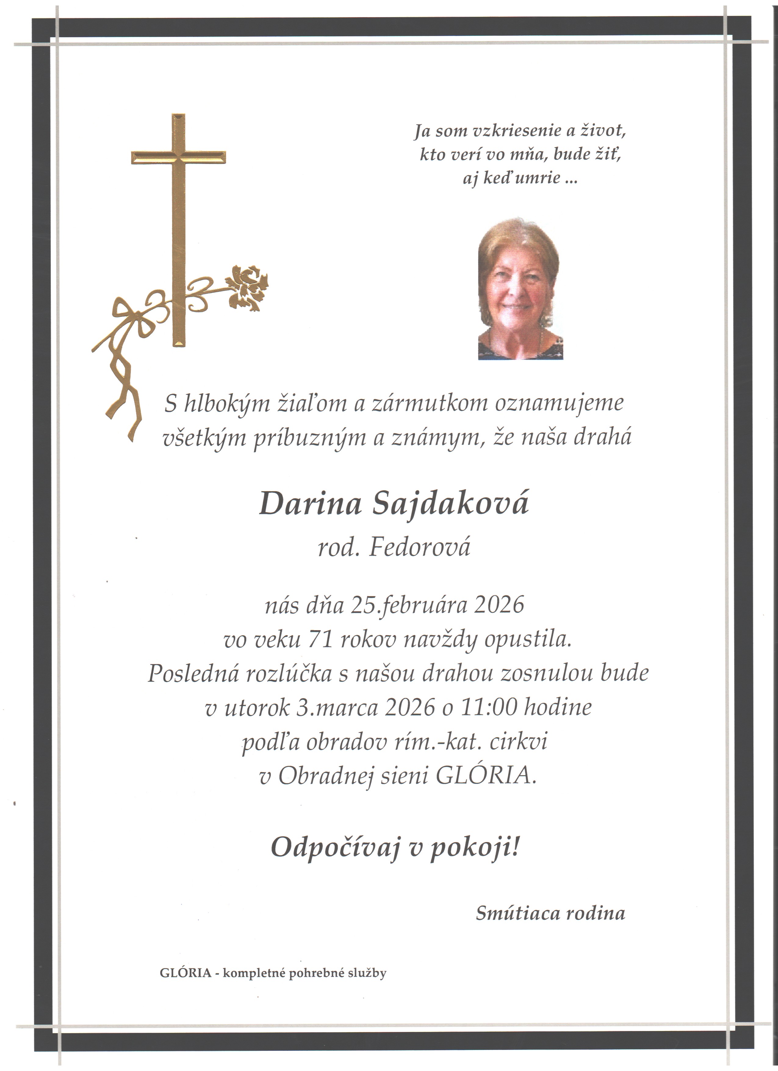 Darina Sajdáková