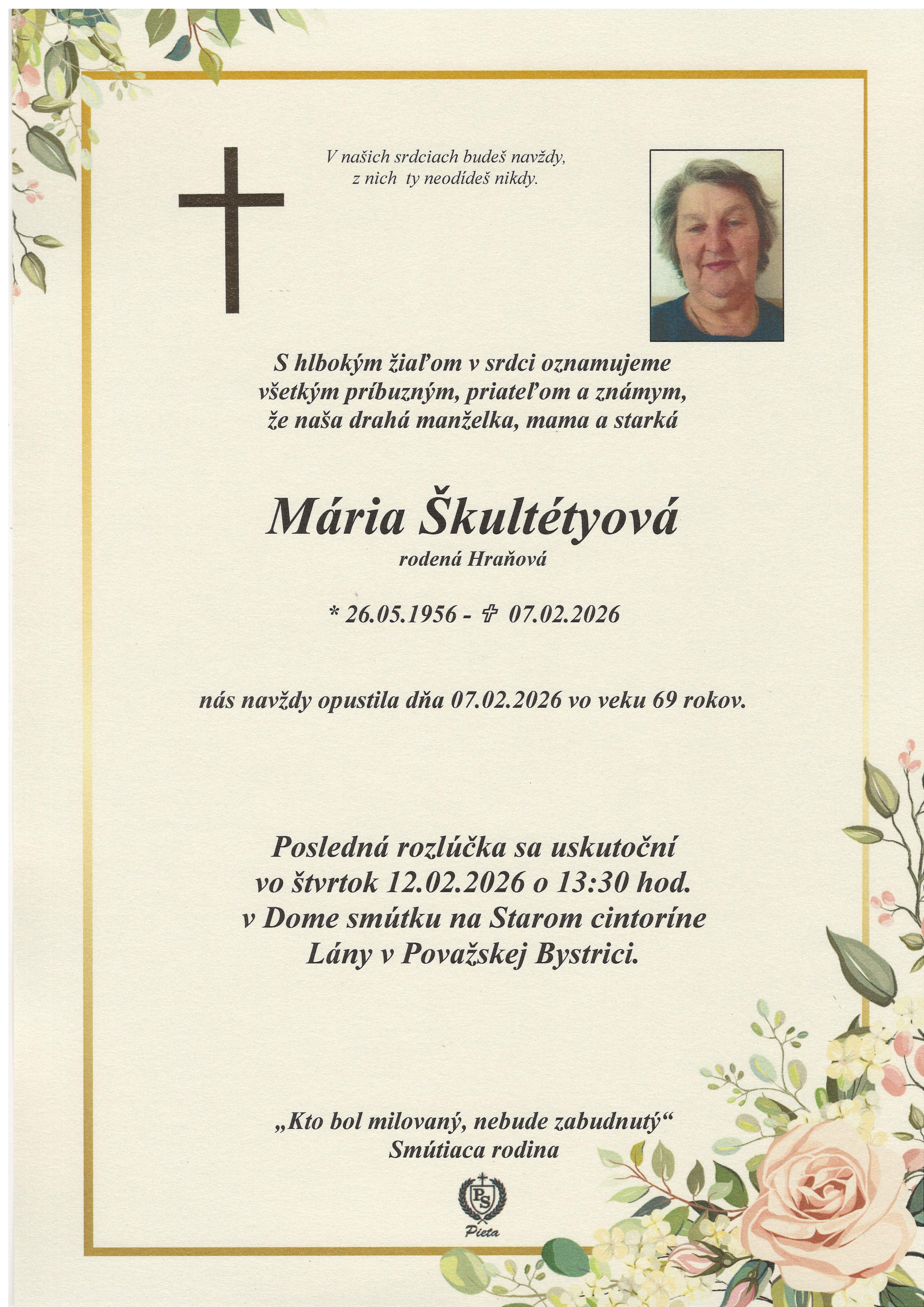 Mária Škultétyová