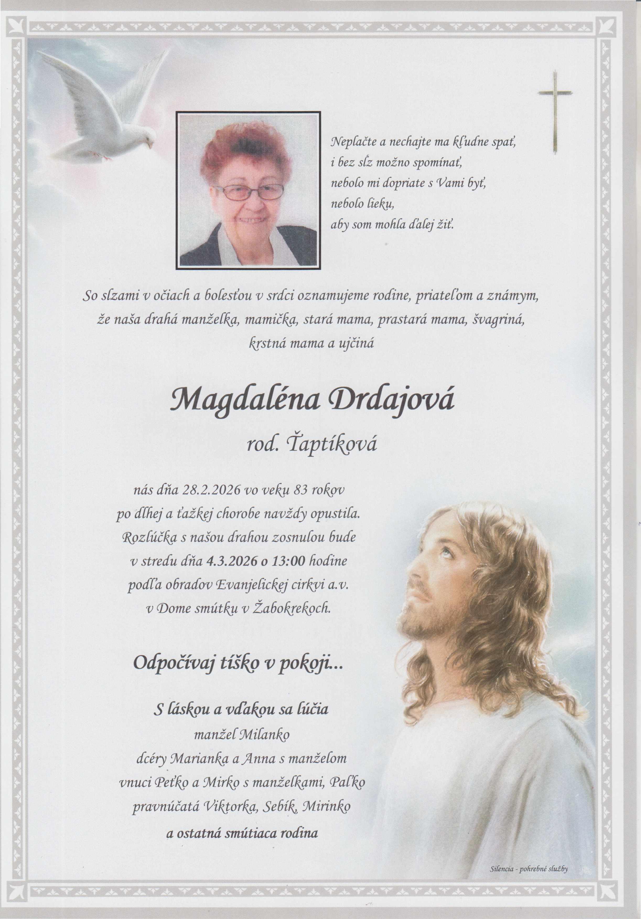 Magdaléna Drdajová