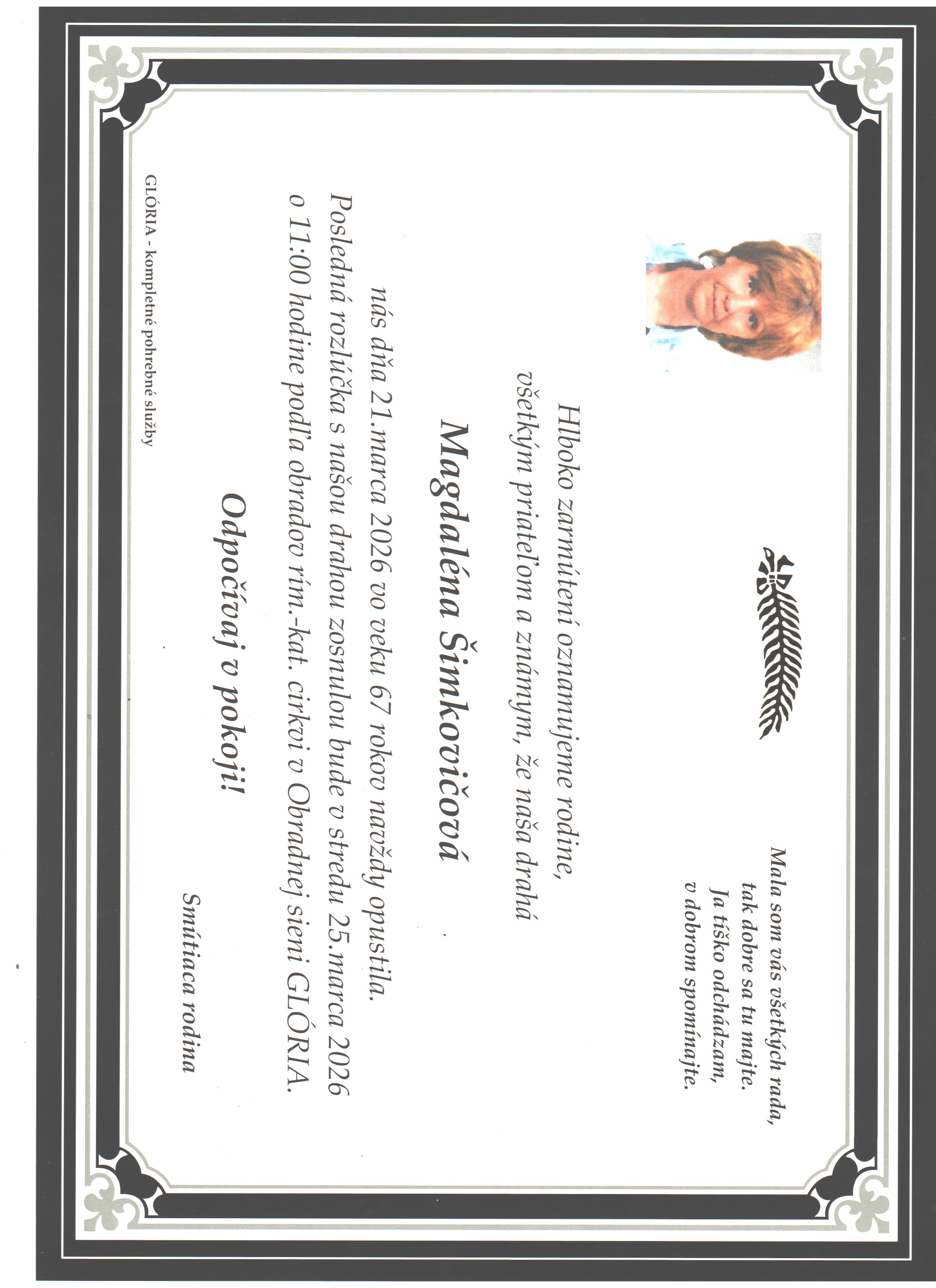 Magdaléna Šimkovičová