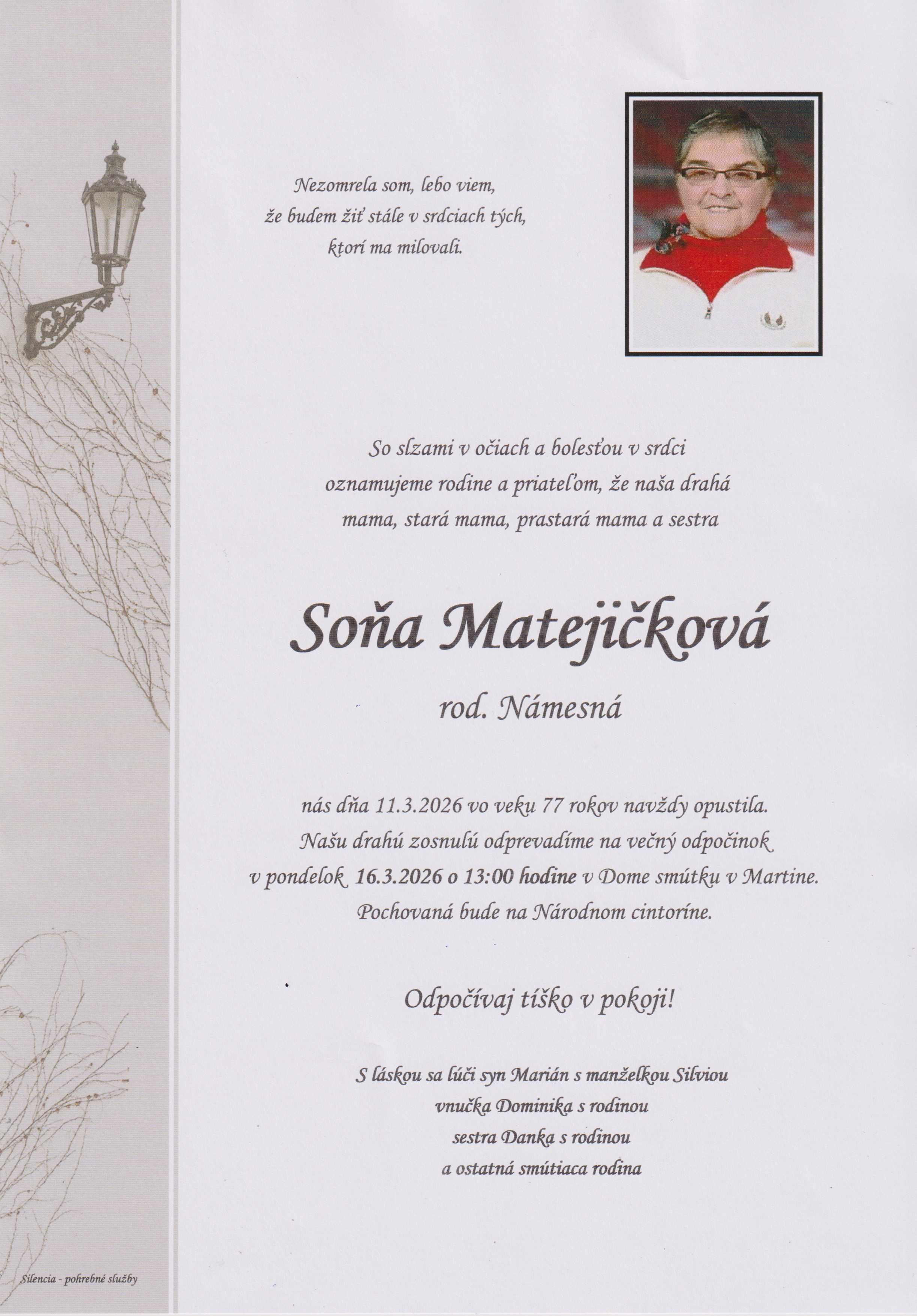 Soňa Matejičková